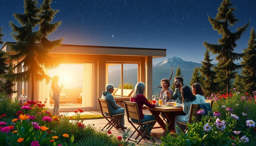 Sagittarius family home spiritual connections