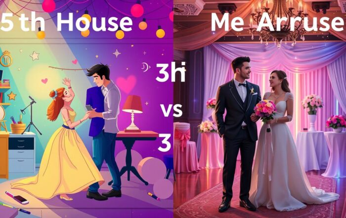 5th house vs 7th house astrology