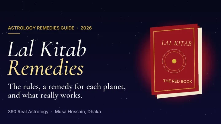 Lal Kitab, the red book of astrology: remedies guide by 360 Real Astrology