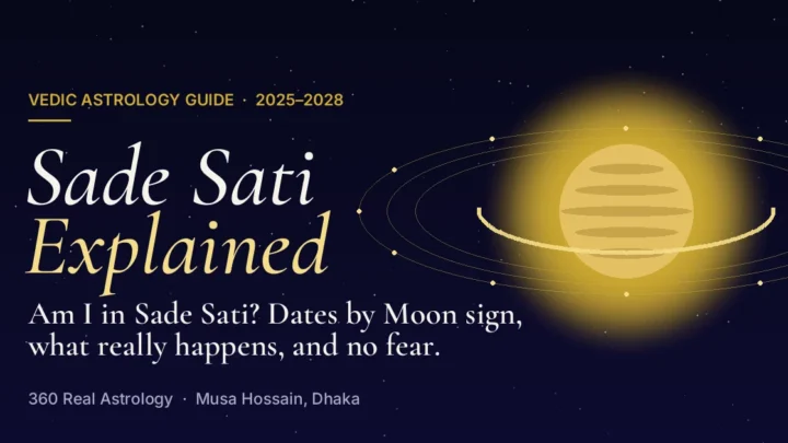 Sade Sati explained: Saturn with rings, dates by Moon sign 2025 to 2028